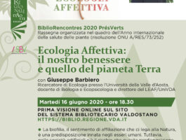 Giuseppe Barbiero parla di ecologia affettiva