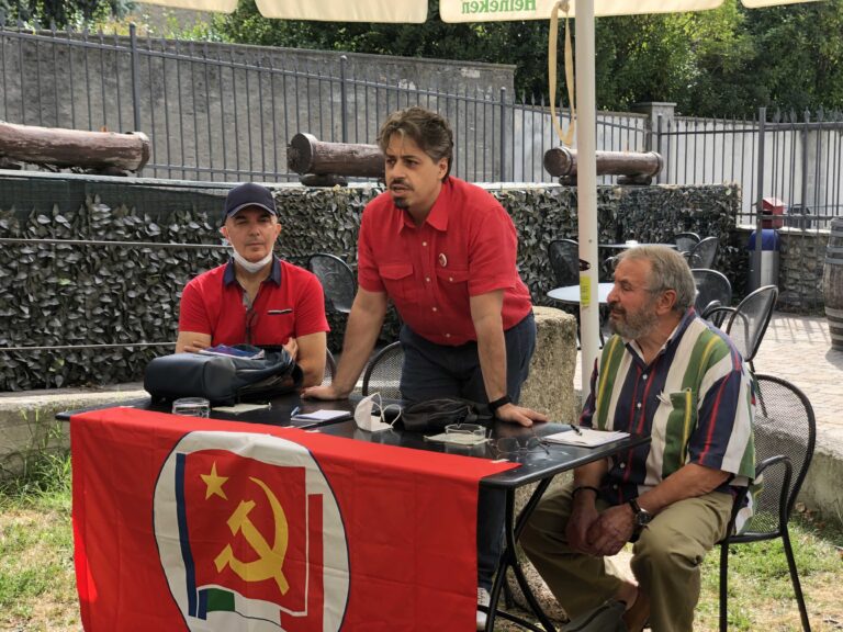 La lista del Partito comunista italiano per il Comune di Aosta