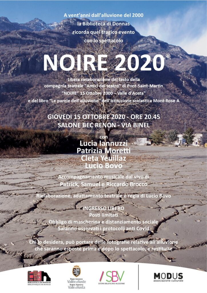 Noire 2020, spettacolo a Donnas
