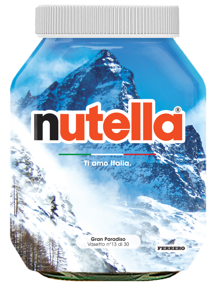 Nutella lancia Ti Amo Italia