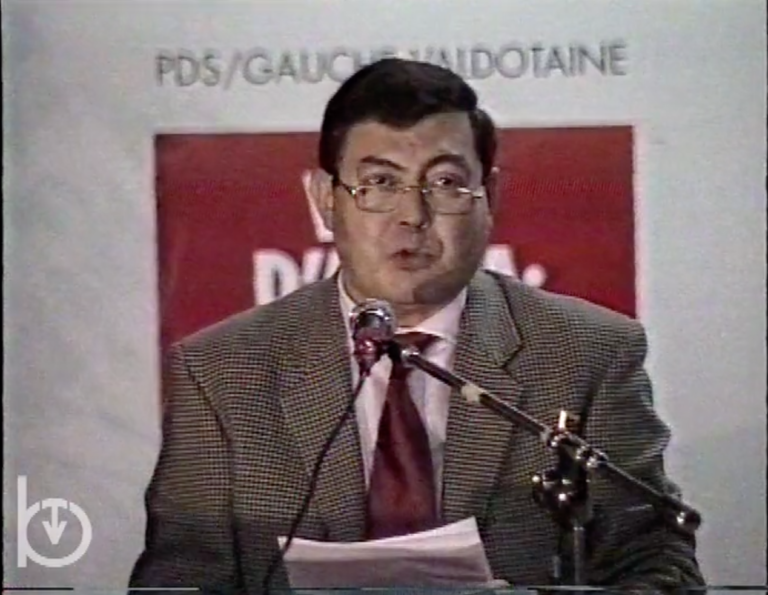TeleAlpi - 1993: Il Pds Gauche valdôtaine presenta la lista per le regionali