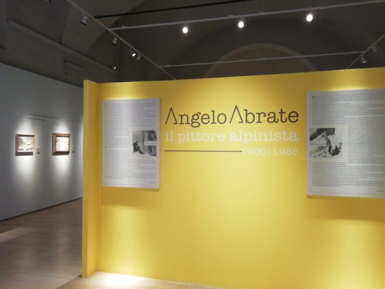 Le opere di Angelo Abrate in mostra ad Aosta