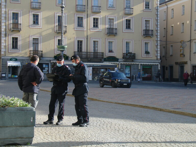 Carabinieri: controlli a tappeto nell'Area rossa