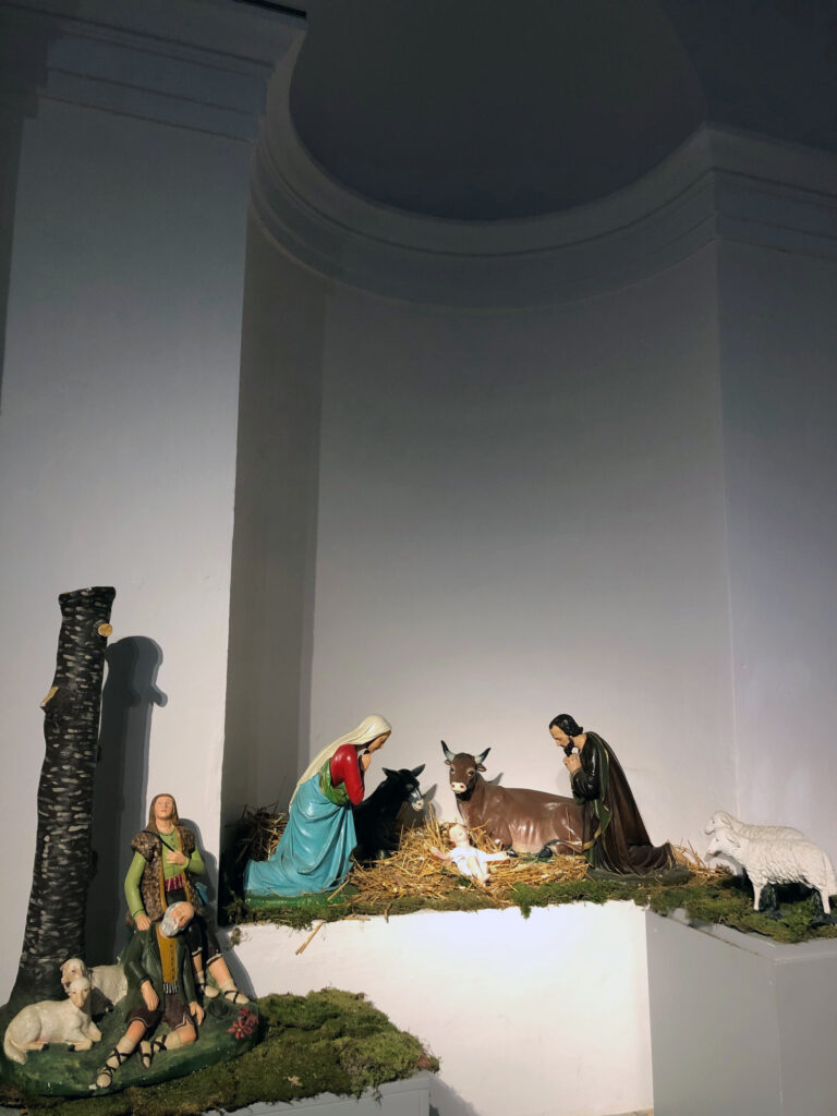 Il presepio di Moretta nella cappella del Forte di Bard