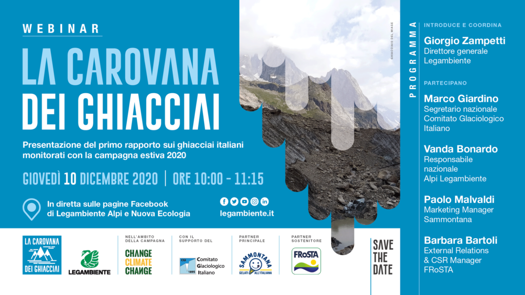 La Carovana dei ghiacciai 2020 al Miage