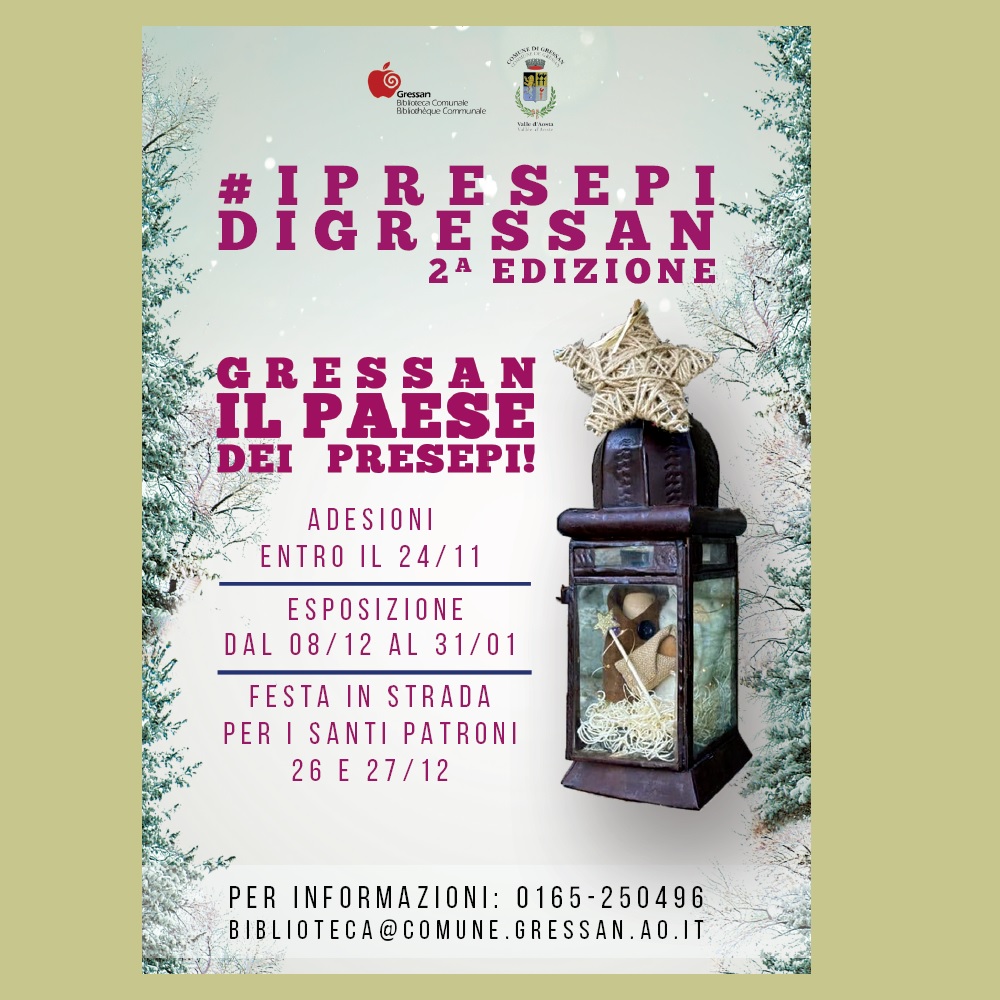 Ritorna l'iniziativa #ipresepidigressan