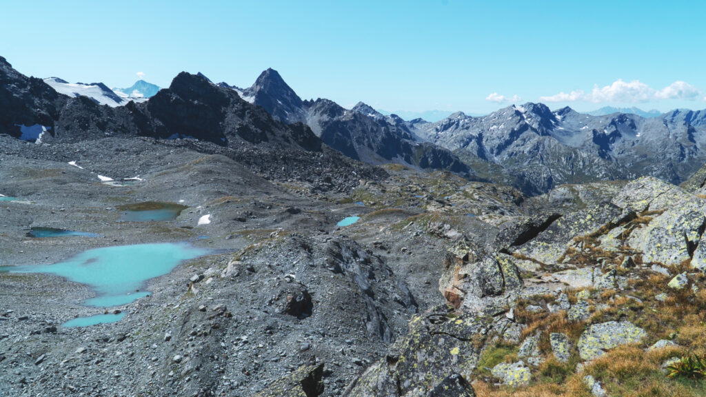 Paesaggio nella tappa La Thuile Planaval