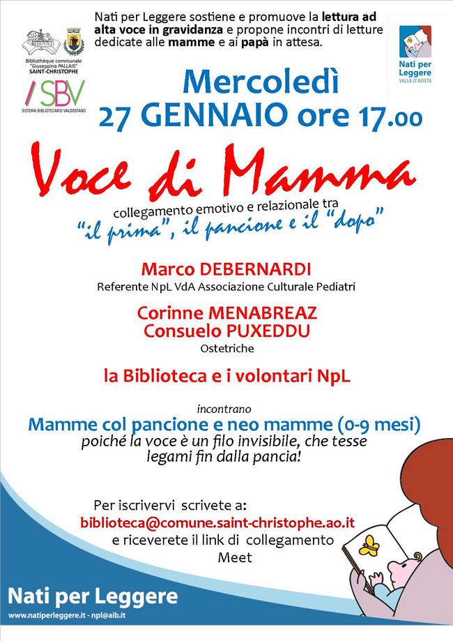 Biblioteca di Saint-Christoph: un incontro sul ruolo della voce materna