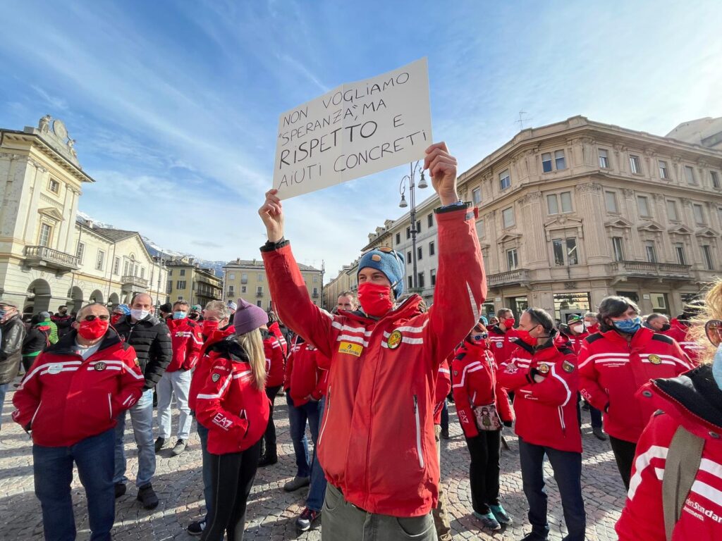 20210218 Manifestazione Maestri Sci