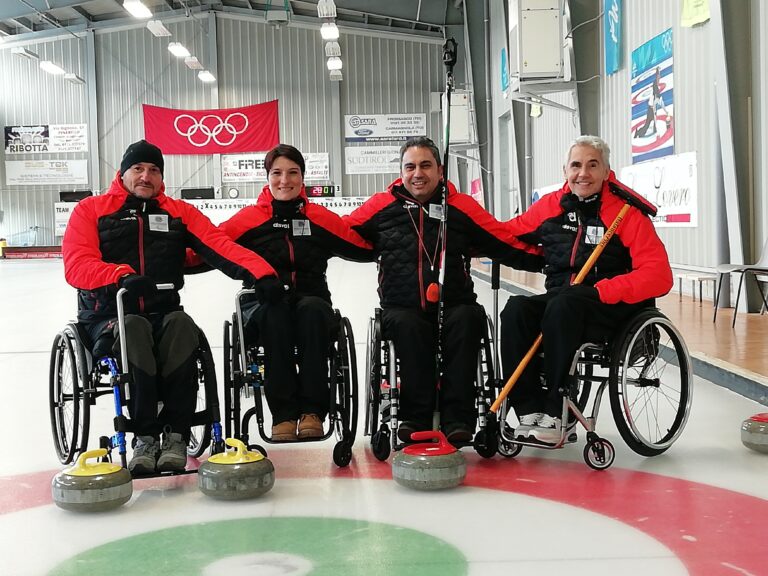 Disval: secondo posto nel girone di andata di wheelchair curling