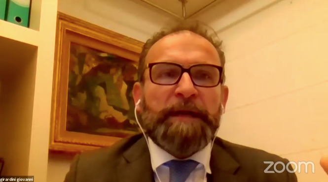 Schermata 2Consiglio comunale ad Aosta il 3 febbraio 2021