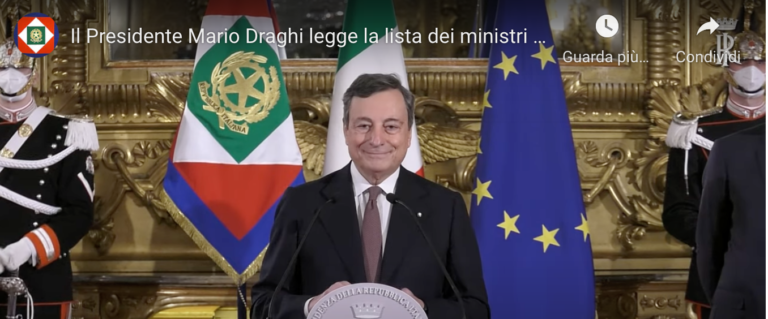 Governo Draghi: il commento della politica valdostana