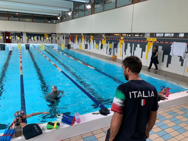 Azzurri del nuoto a Valtournenche per preparare le Olimpiadi