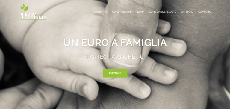 Parte la raccolta di microdonazioni Un euro a famiglia