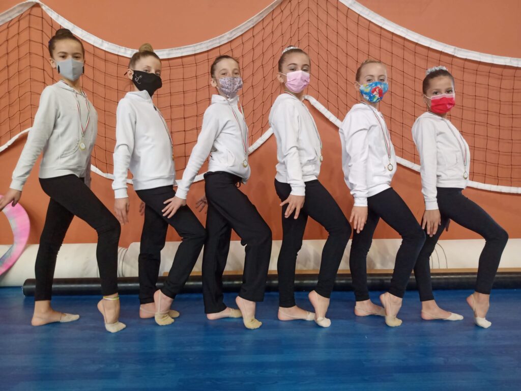 Le ginnaste della Gym Aosta Lb