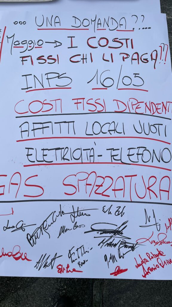 Filiera somministrazione scende di nuovo in piazza