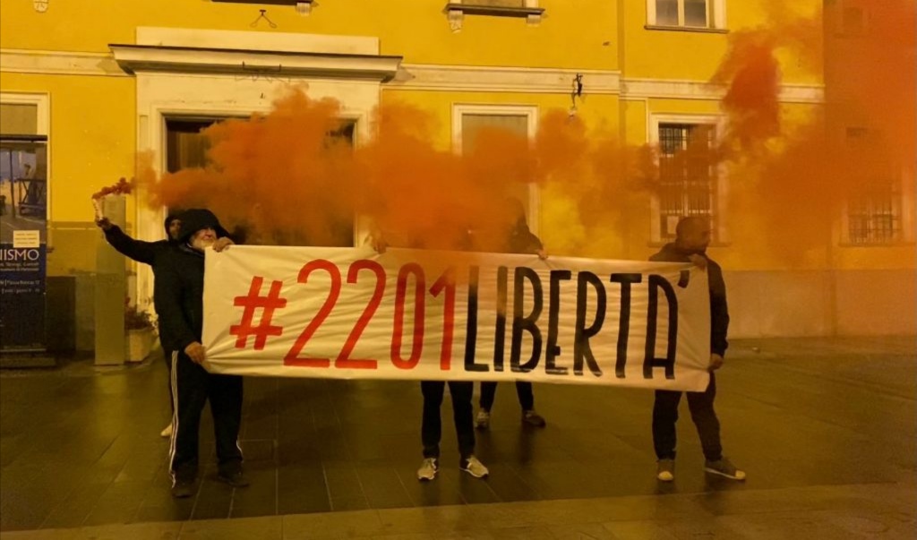 Casapound Italia sostiene le proteste contro il coprifuoco
