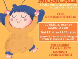 Un laboratorio musicale al Centro delle famiglie di Aosta