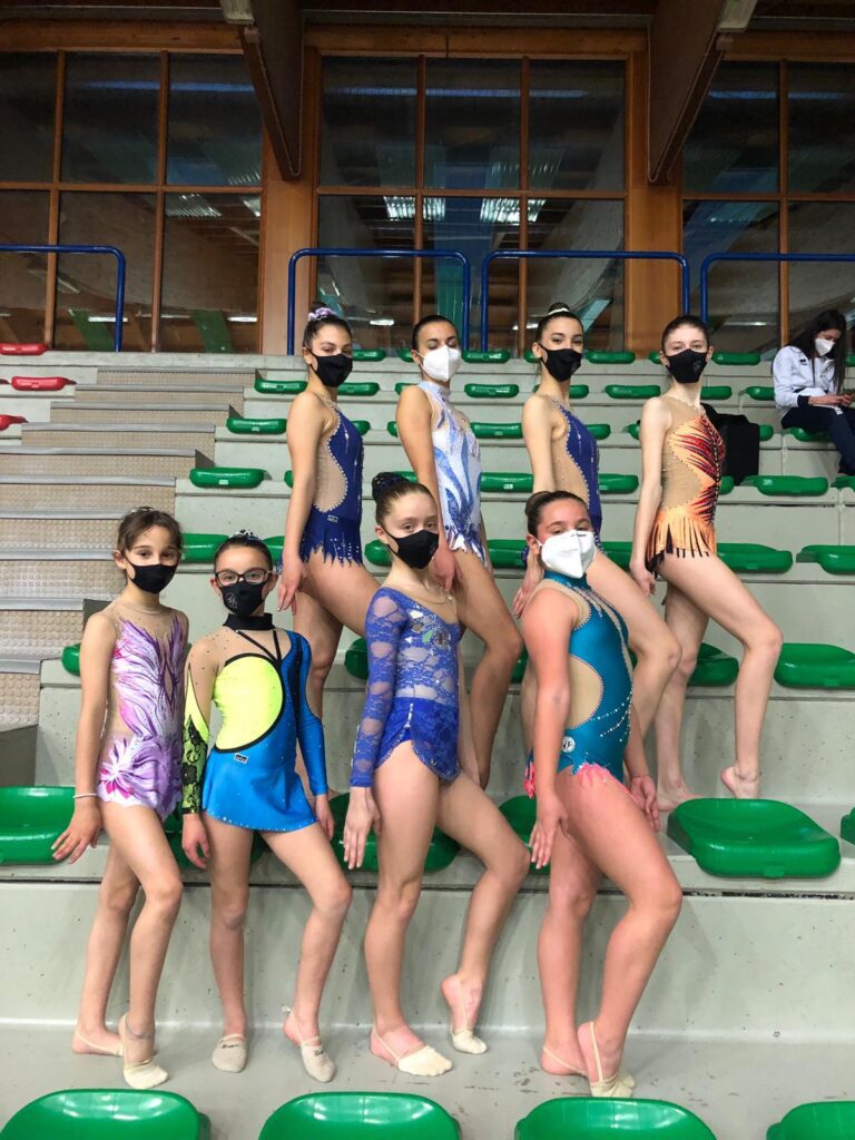 Le atlete Silver della Gym Aosta