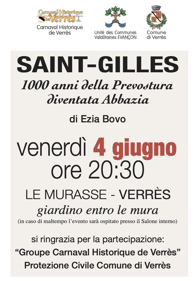 Un libro sulla Prevostura di Saint-Gilles a Verrès