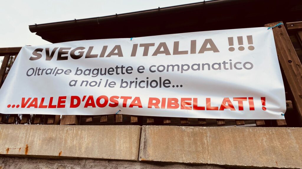Filiera somministrazione protesta al Traforo del Monte Bianco