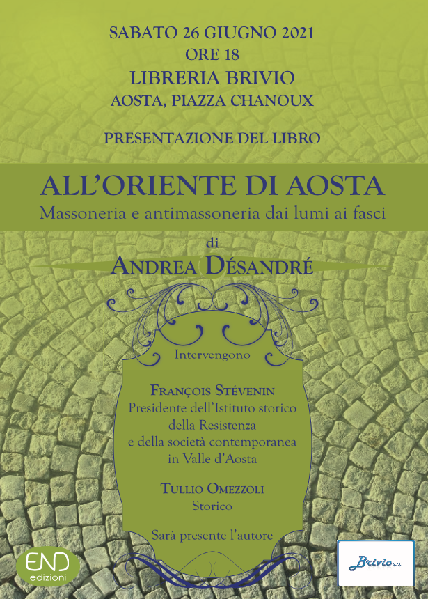 Andrea Desandré presenta il suo libro sulla Massoneria e antimassoneria