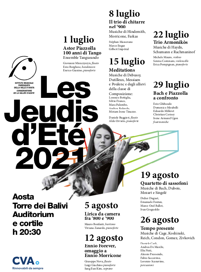 Les Jeudis d'Été : la rassegna musicale del Conservatoire