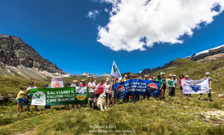 Valle Virtuosa: continua la lotta in difesa di Cime Bianche