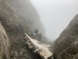 Due alpinisti soccorsi sull\'Aiguille noire
