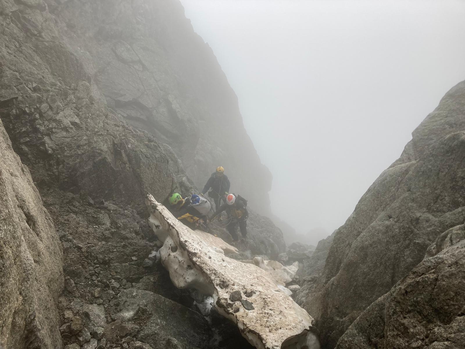 Due alpinisti soccorsi sull’Aiguille noire