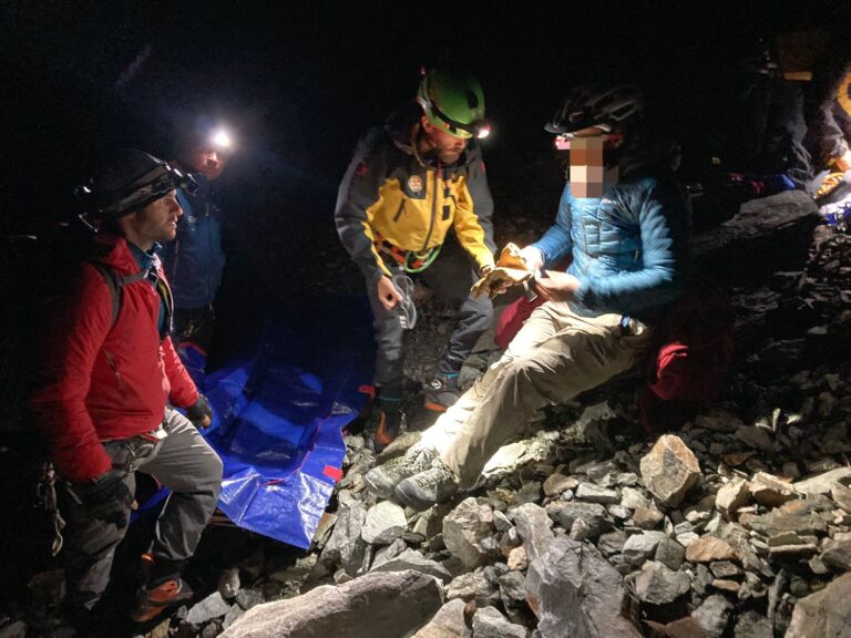 Alpinista tedesco salvato sul ghiacciaio del Miage