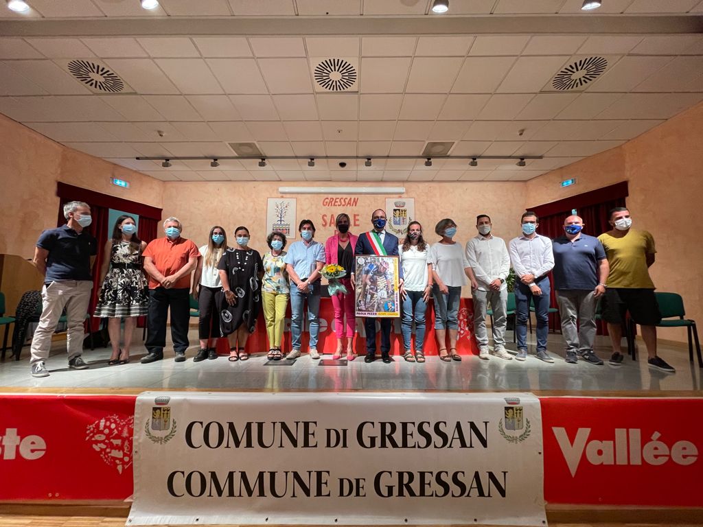 Paola Pezzo cittadina onoraria di Gressan