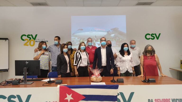 Covid a Cuba: cinque bancali di aiuti dalla Valle d'Aosta