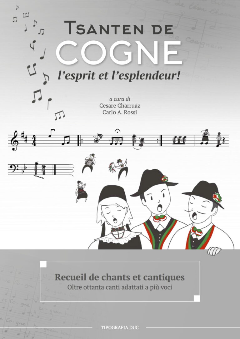 Tsanten de Cogne: un recueil dei canti dei cougnèn