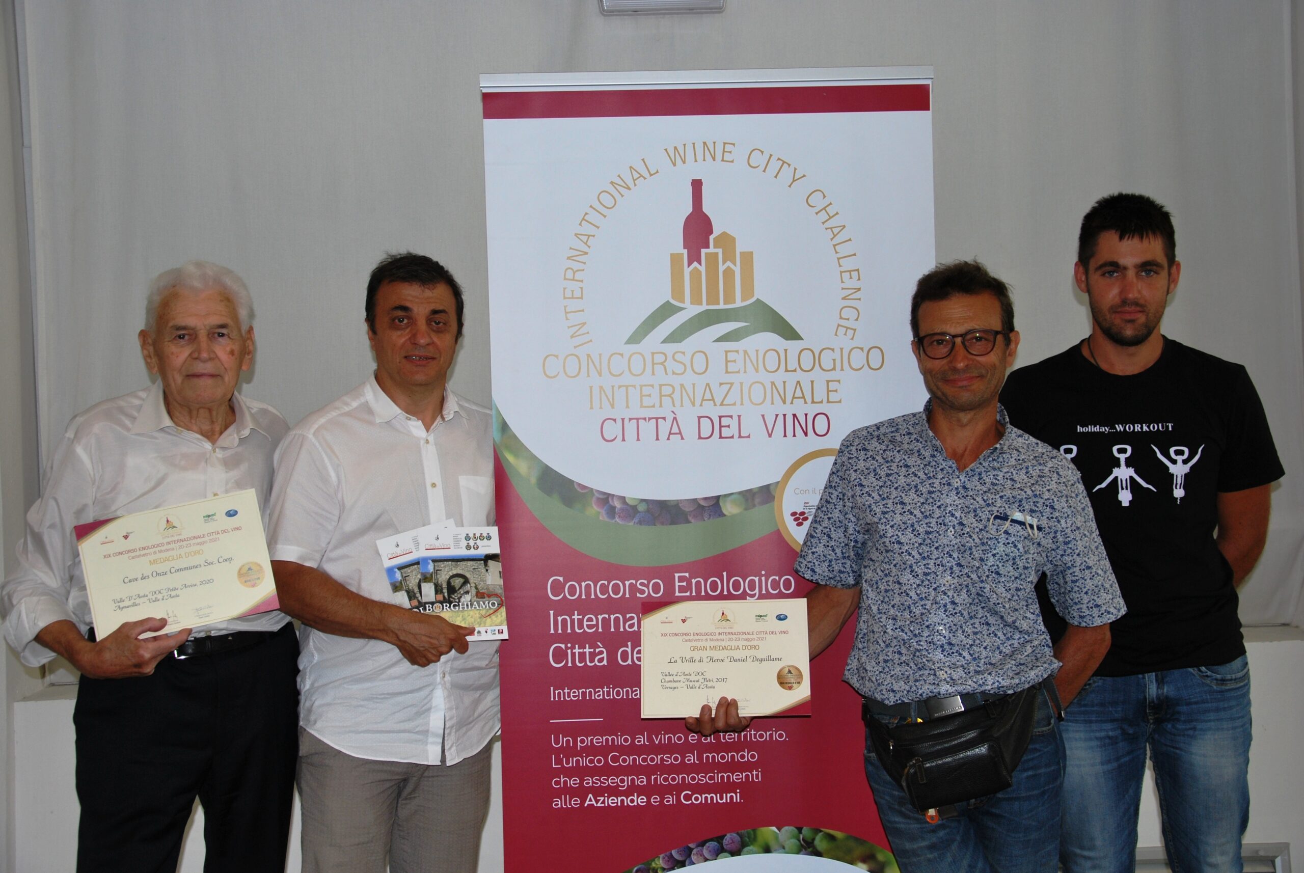 Città del Vino 2021: la Valle d\'Aosta vince la Gran Medaglia d\'Oro