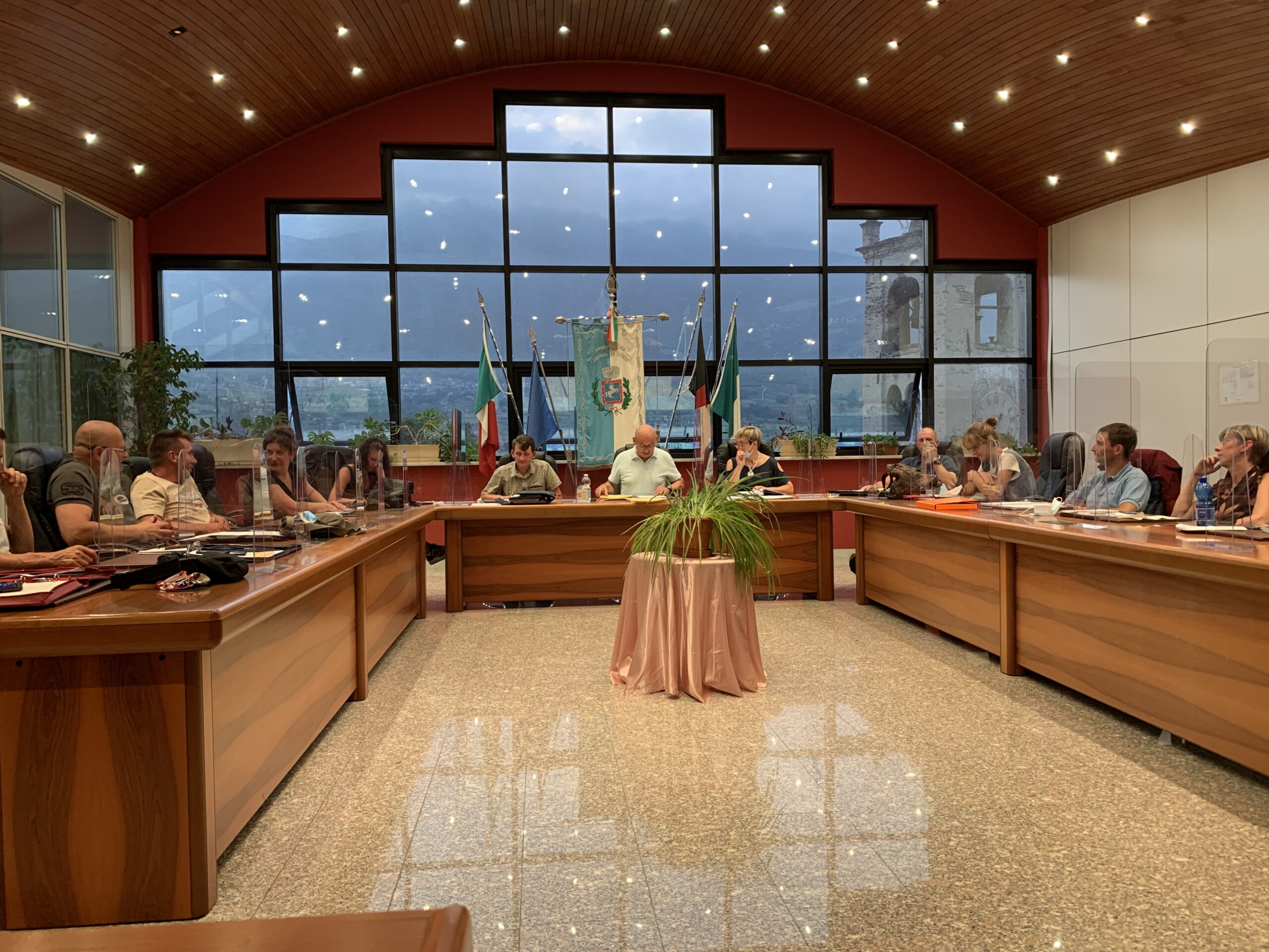 Consiglio comunale a Pollein il 30 luglio 2021