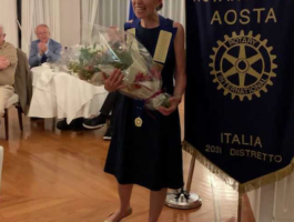 Rotary Club Aosta: Monique Merlo presenta il programma