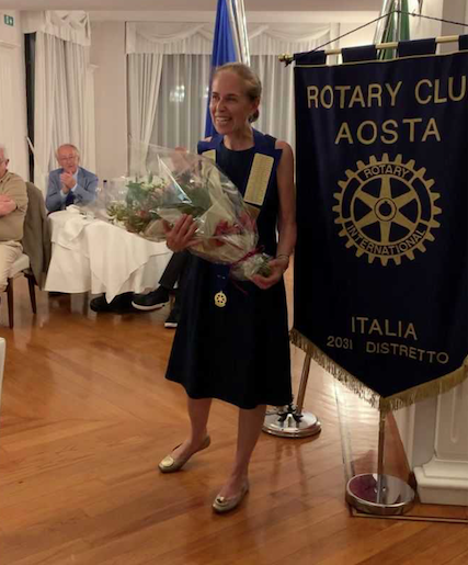 Rotary Club Aosta: Monique Merlo presenta il programma