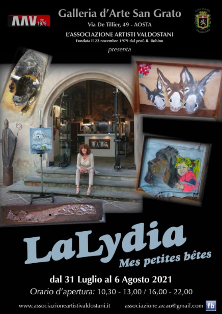 Ad Aosta, la mostra "Mes petites bêtes" di LaLydia