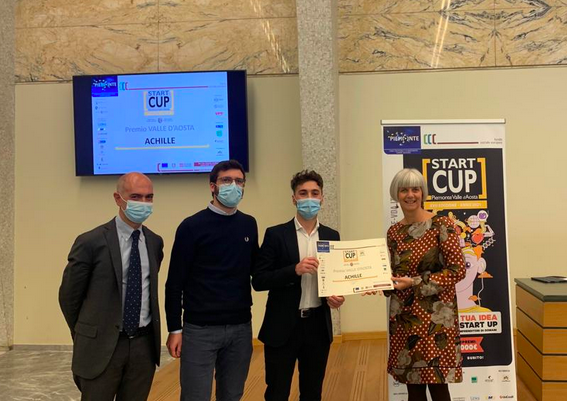 Start Cup 2021: progetto Achille vince il premio Valle d’Aosta