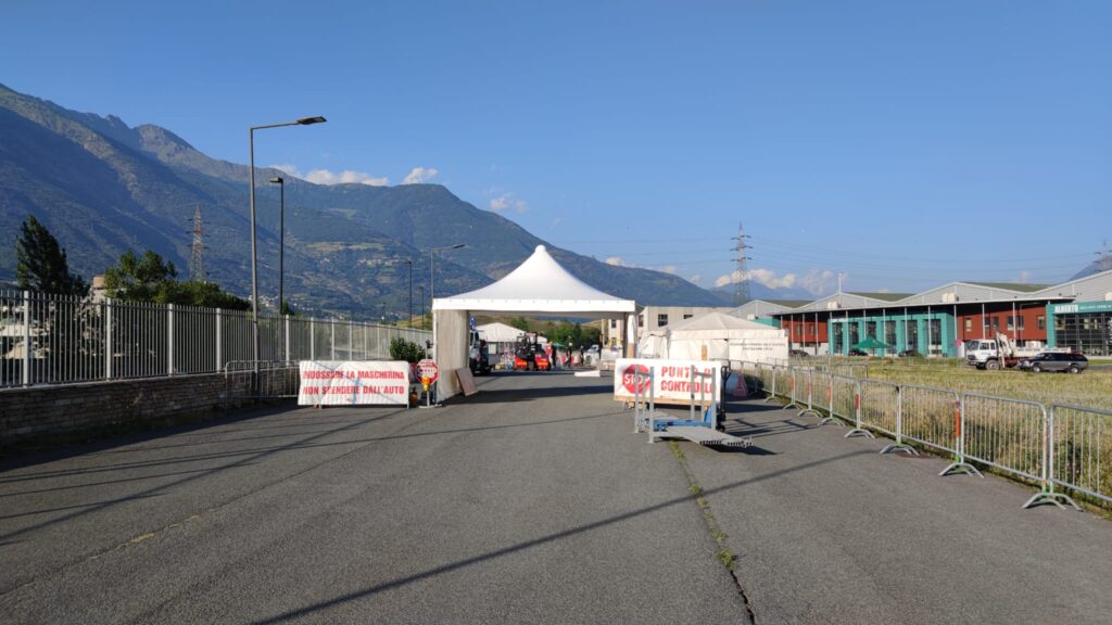Ausl VdA: sostituiti i tendoni del drive-in