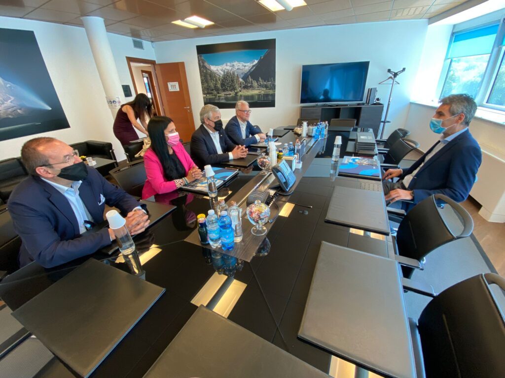 Antonio Tajani ad Aosta