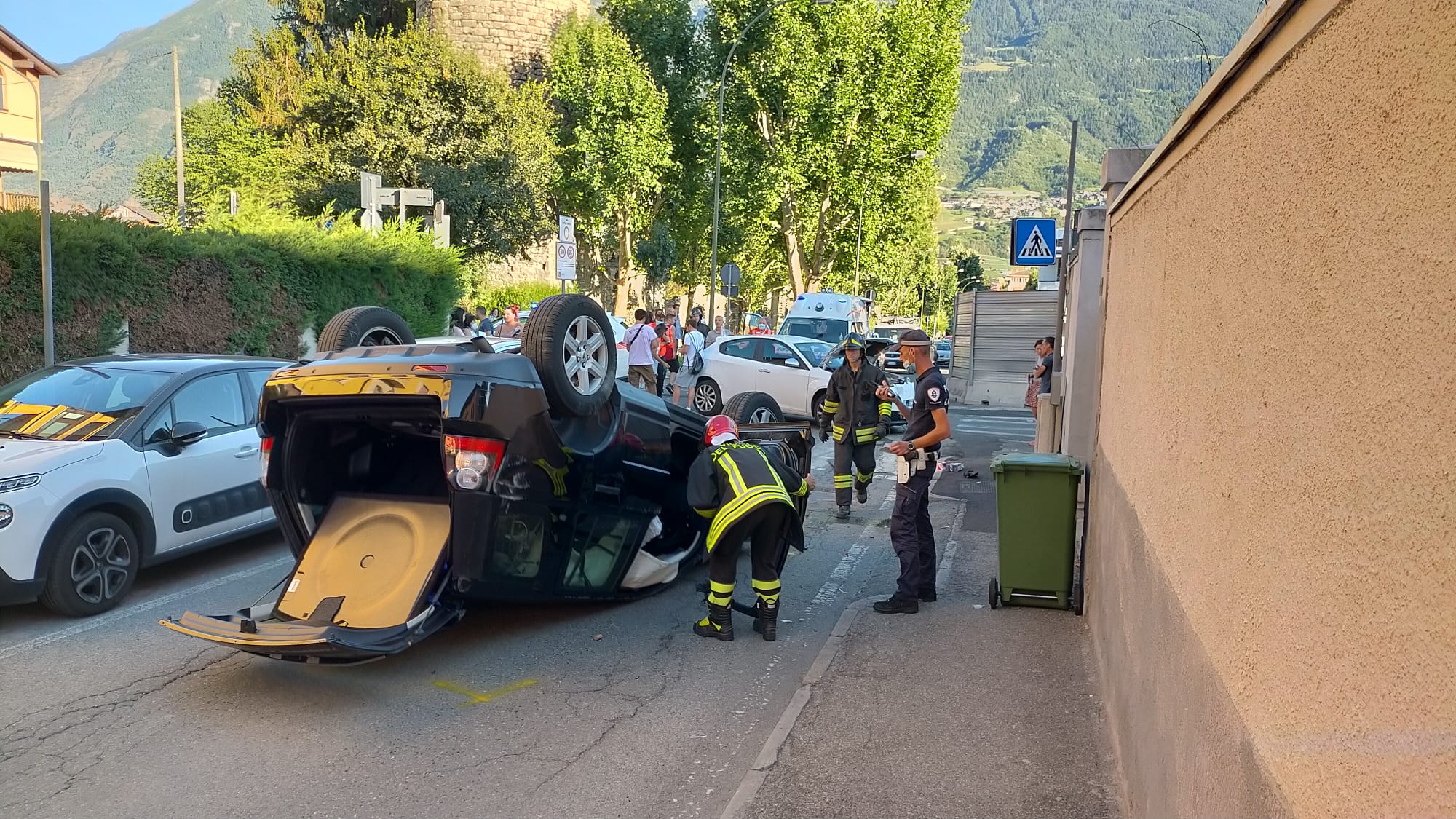 Incidente Stradale Ad Aosta - Bobine.tv