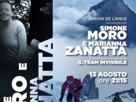 A Courmayeur Marianna Zanatta e Simone Moro