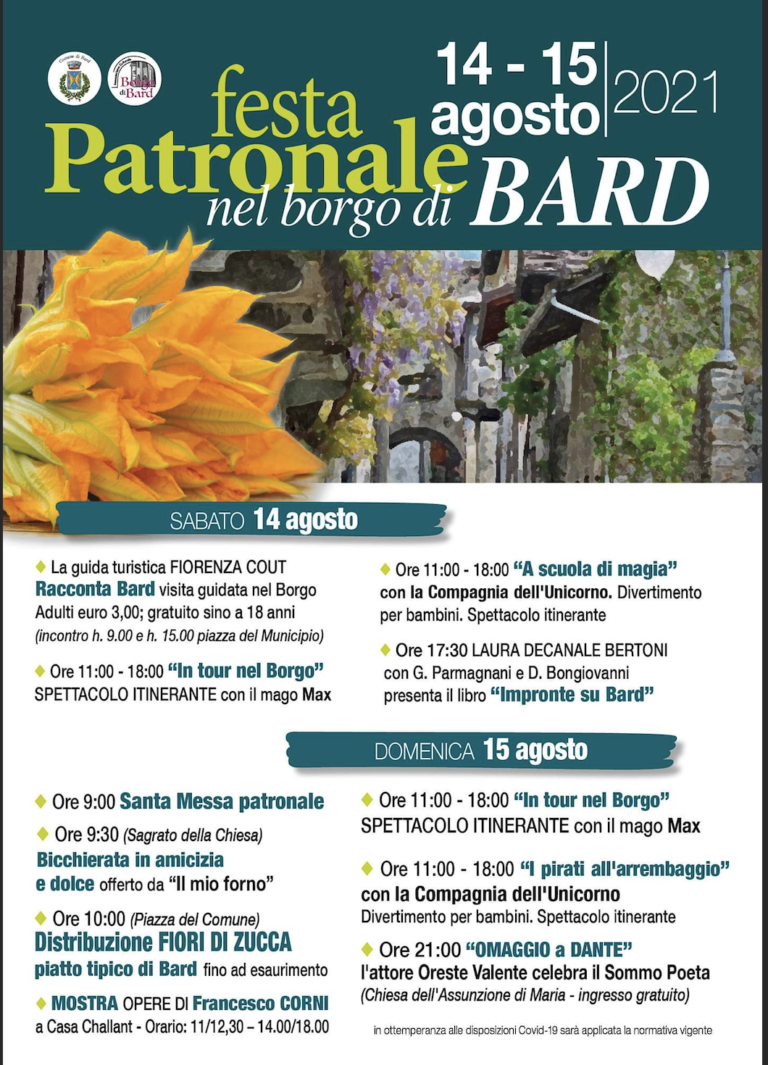 Bard: festa patronale 2021