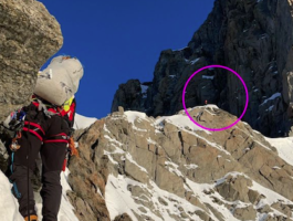 Recuperati i due alpinisti bloccati sul Col Emile Rey