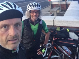 Maurizio Pitti e Marco Dalbard: un giro della Valle d\'Aosta in bici, in modalità no-stop