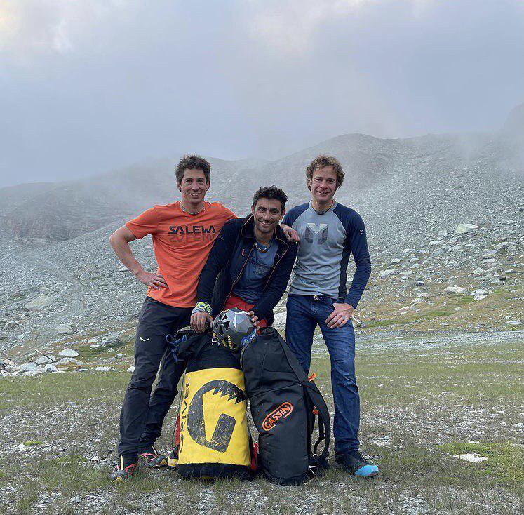 Tre alpinisti valdostani aprono una nuova via sul Cervino