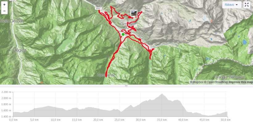 Il percorso della Gran Paradiso Bike 2021