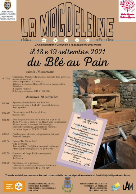 A La Magdeleine, l'edizione 2021 di du blé au pain